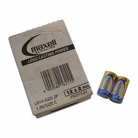 Maxell LR14/C Alkaline batterier 24 stk. pakning